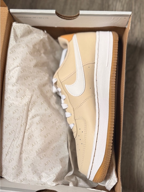 Nike Other - Nike Air Force 1 Low — Beige/White with Gum Sole
